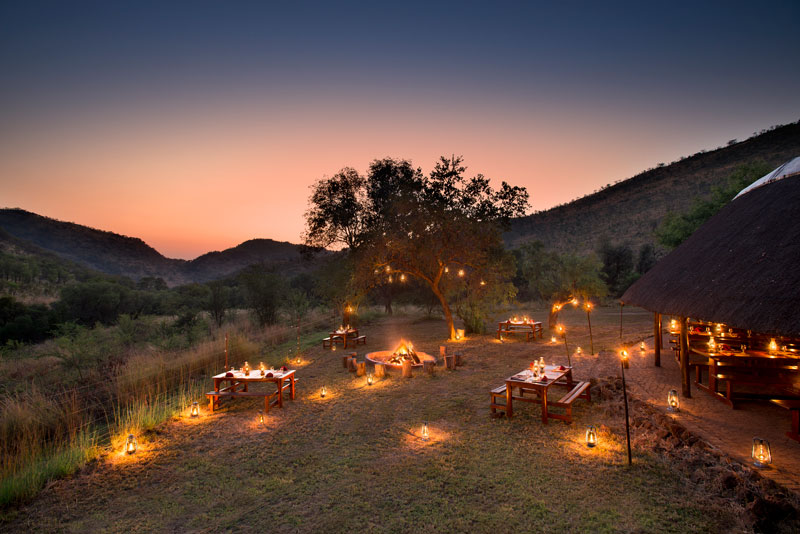 Bakubung Pilanesberg Boma Sunset web 1